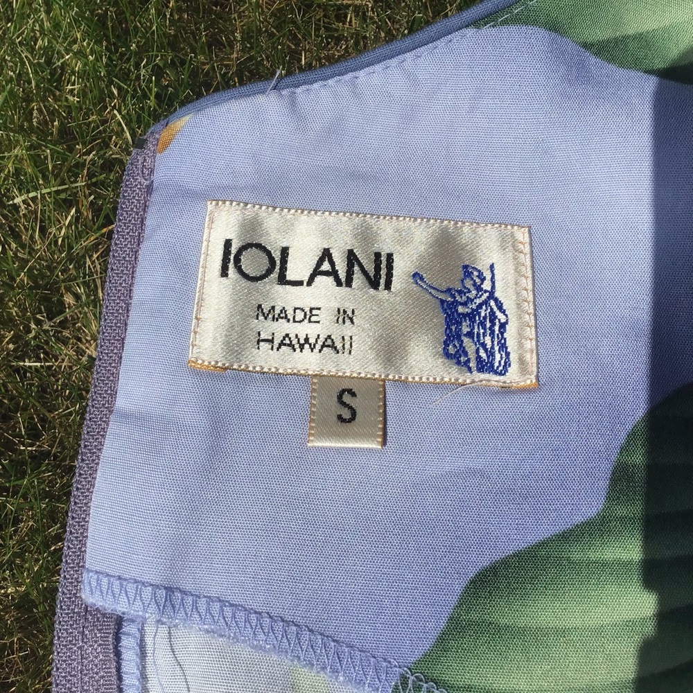 Iolani Hawaiian Luau 🌺 Dress Vintage EC - Picture 5 of 6